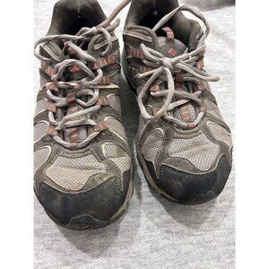 Columbia Techlite Hiking Trail Shoes Women's US 9.5 Lace Up Running Gray